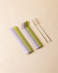 Halo Variety Glass Straw Set