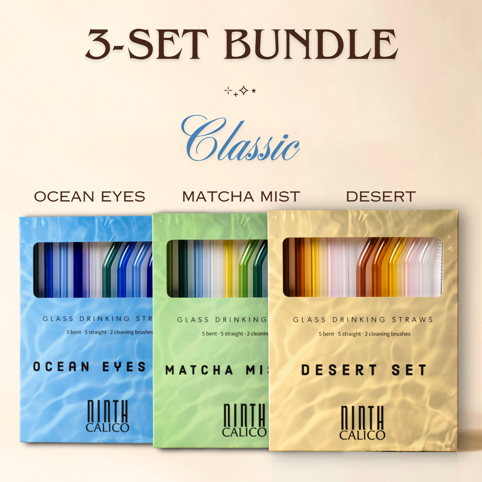 Ocean Eyes & Matcha Mist & Desert Set - Bundle