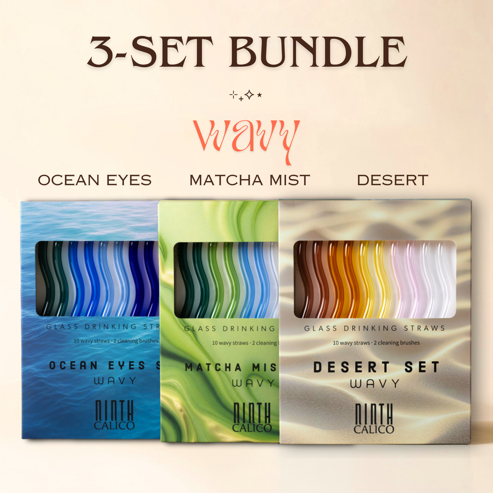 Ocean Eyes & Matcha Mist & Desert Set - Bundle