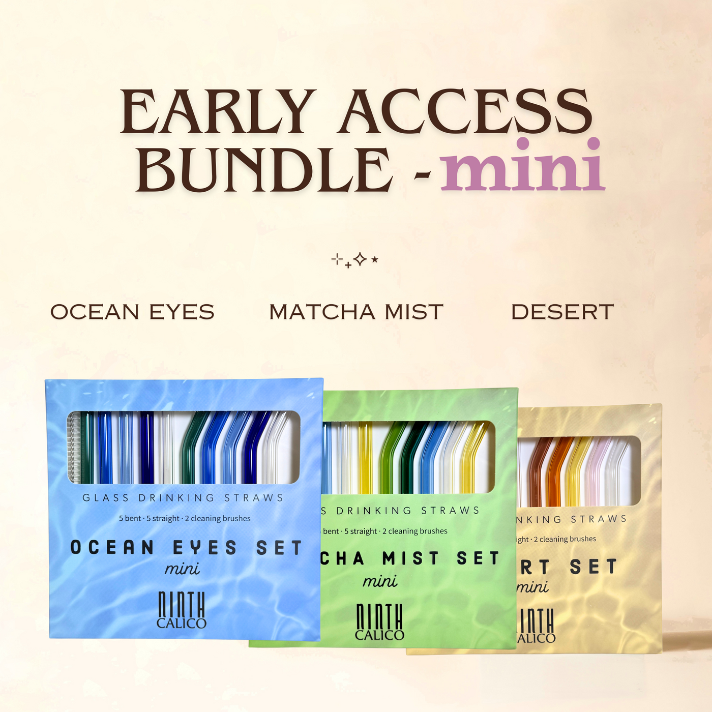 Ocean Eyes & Matcha Mist & Desert Set - Bundle