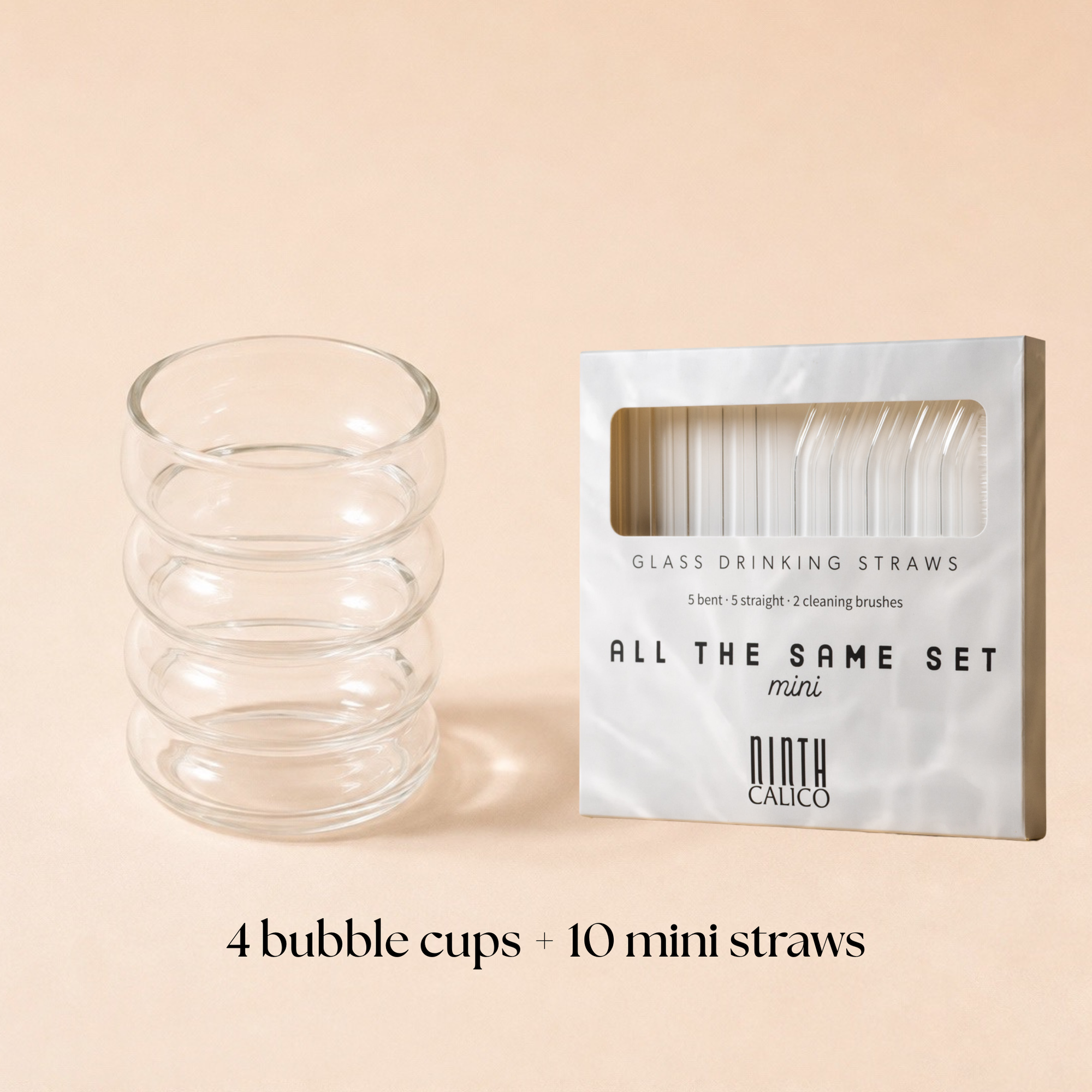 Bubble Glasses (Clear)