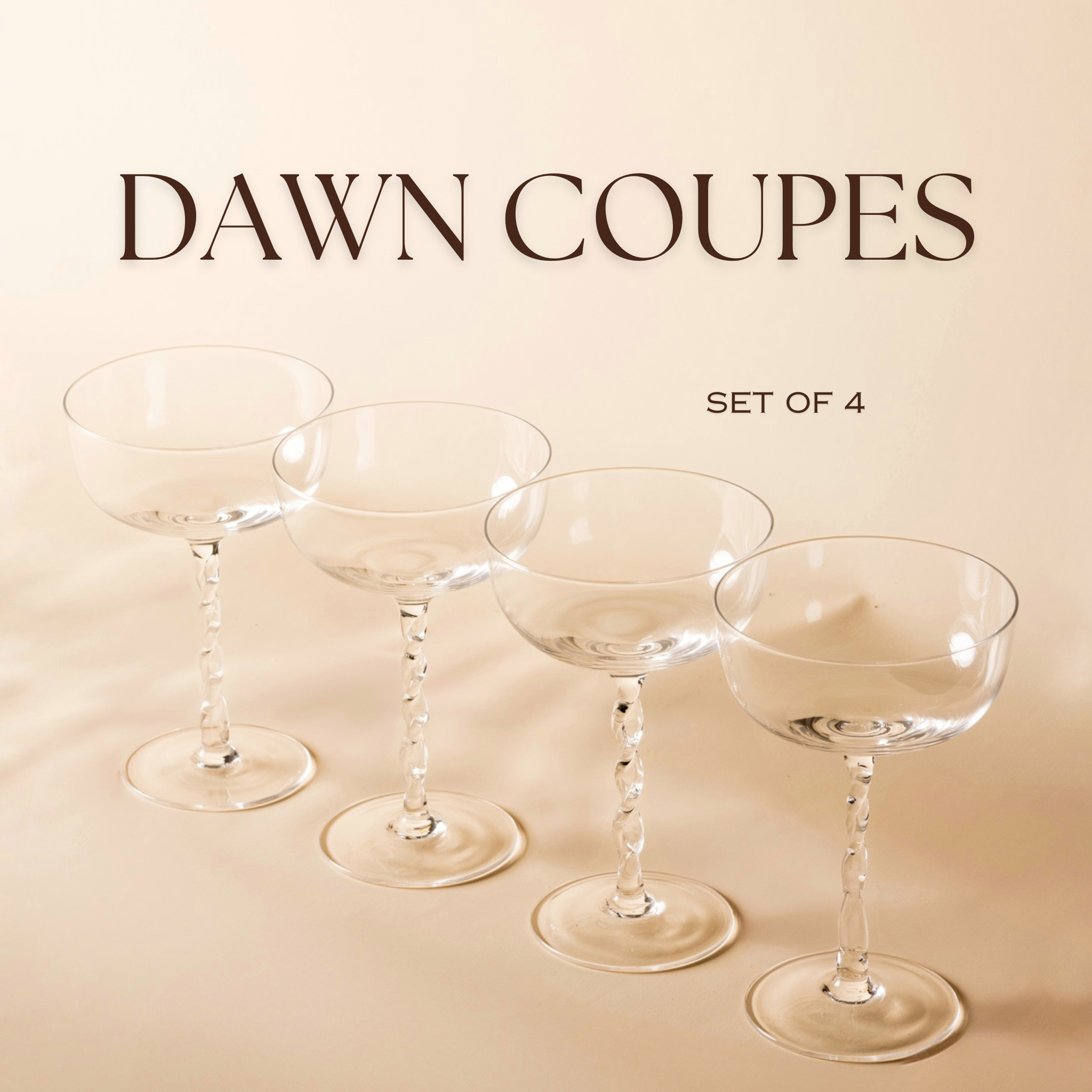 Dawn Coupe Glasses