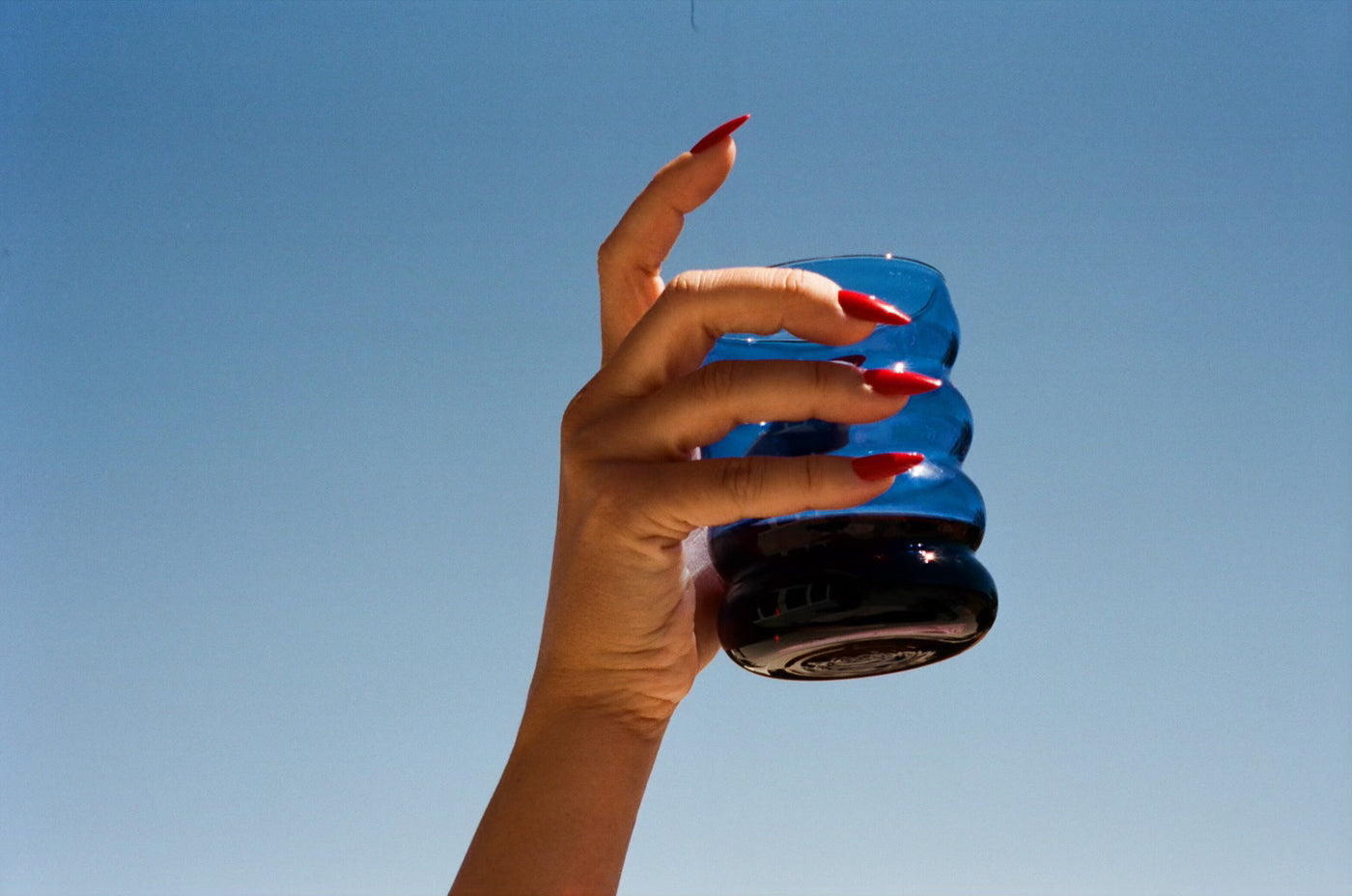 Blue Bubble Glasses