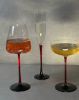 Ruby Wine Glasses