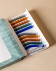 Twilight Variety Glass Straw Set