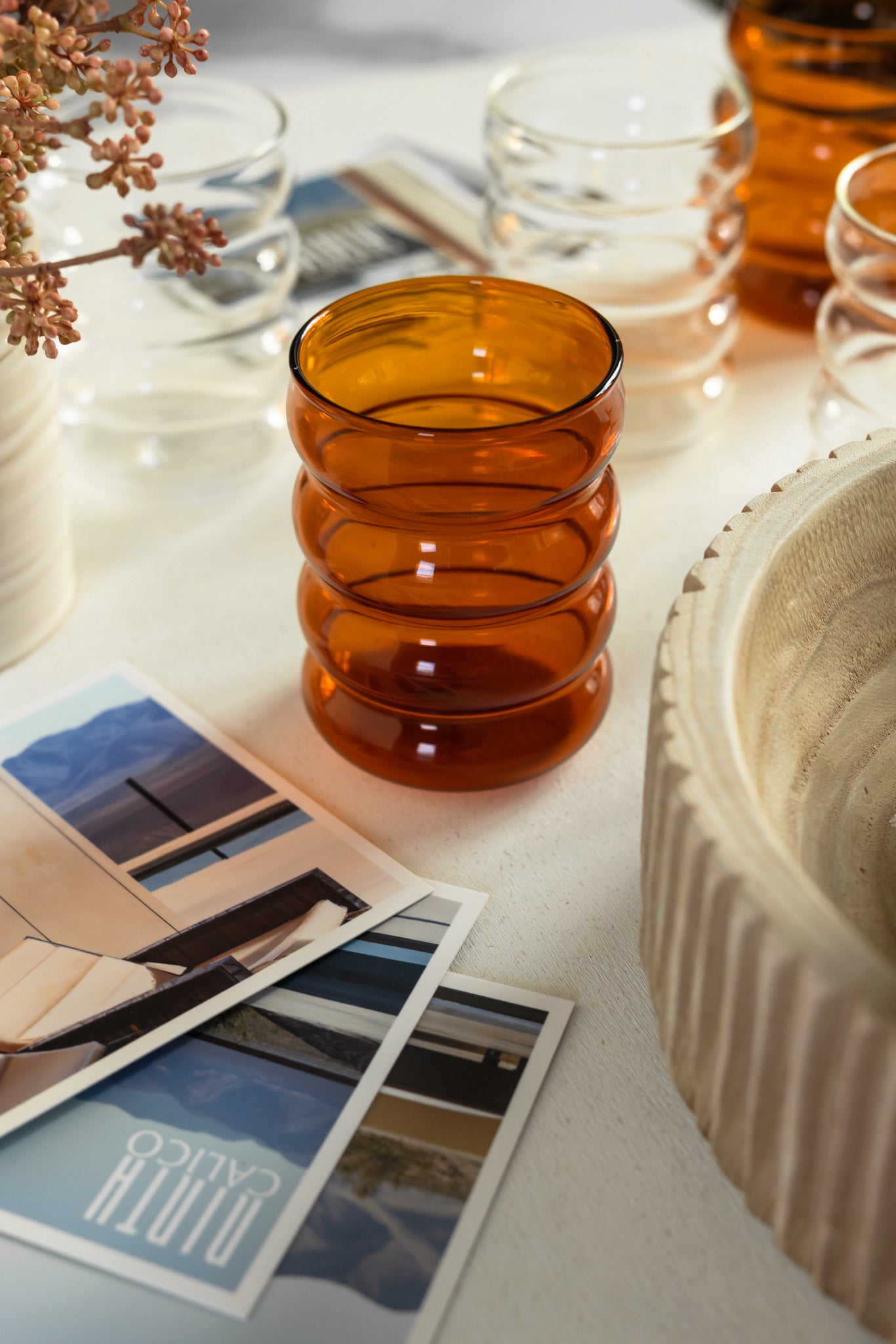 Bubble Glasses (Amber)