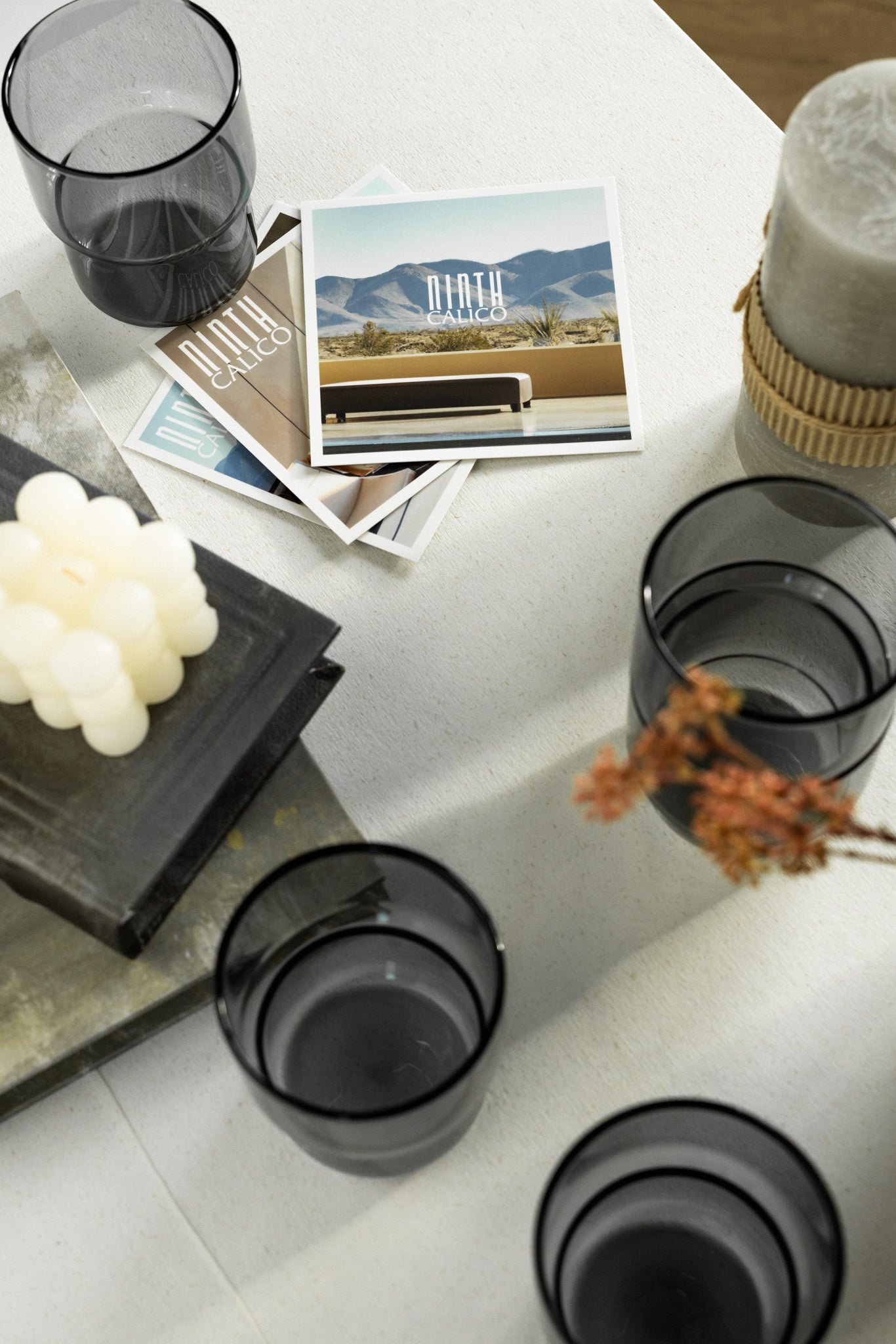 Stackable Colorful Glasses (Amber)