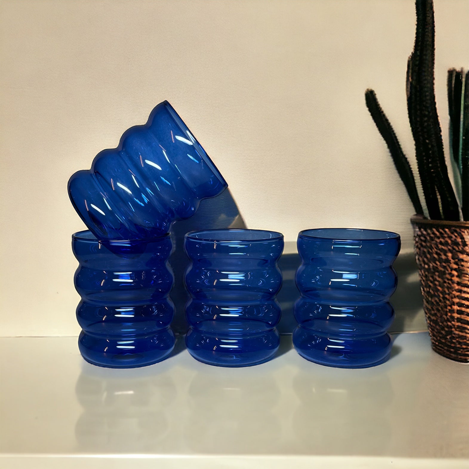 Blue Bubble Glasses