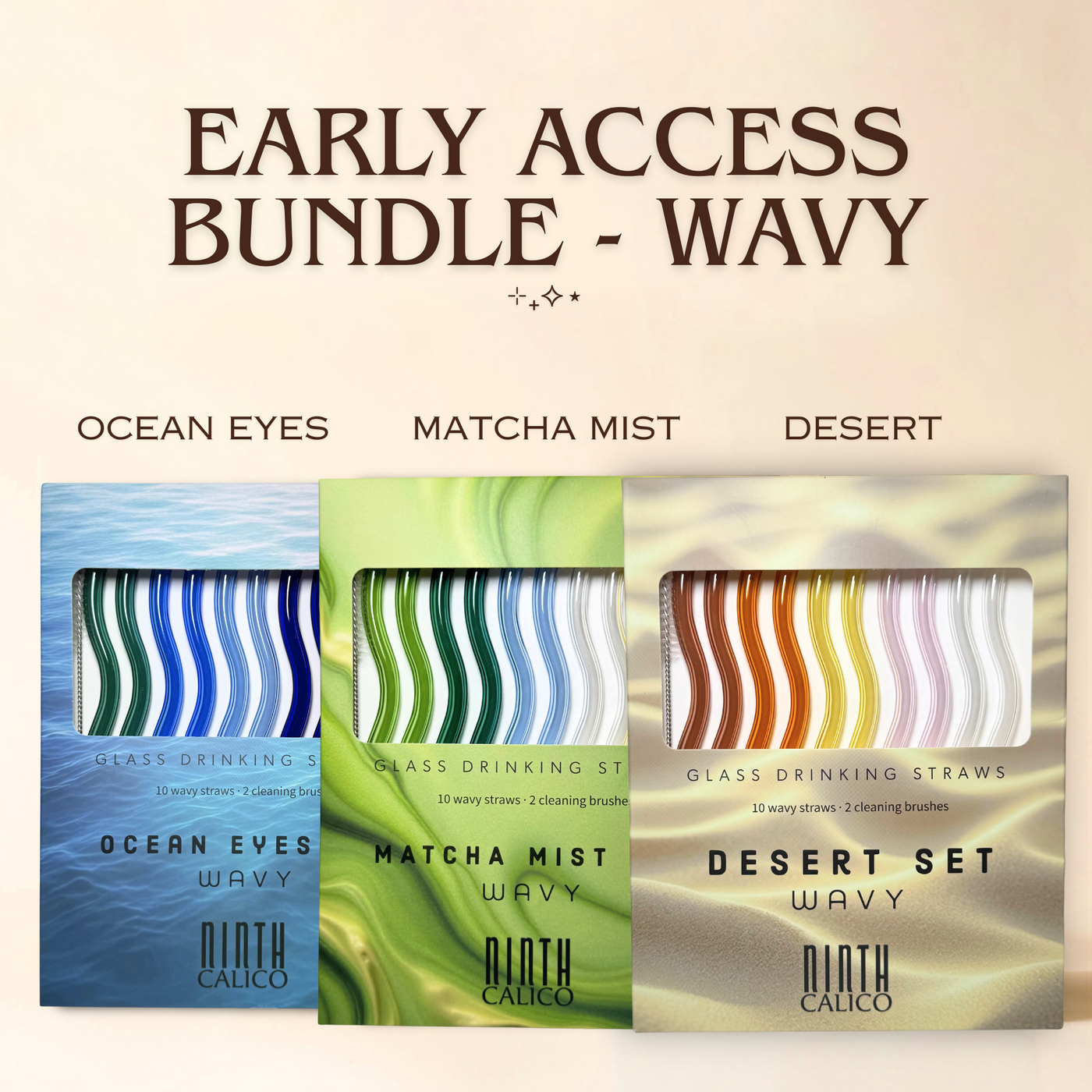 Ocean Eyes & Matcha Mist & Desert Set - Bundle