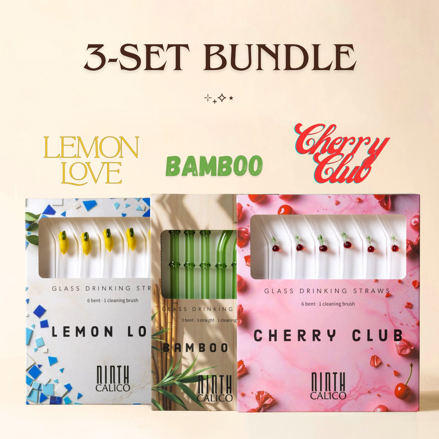 Lemon Love, Bamboo, Cherry Club Bundle