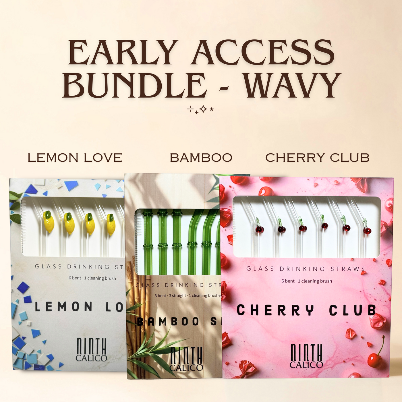 Lemon Love, Bamboo, Cherry Club Bundle