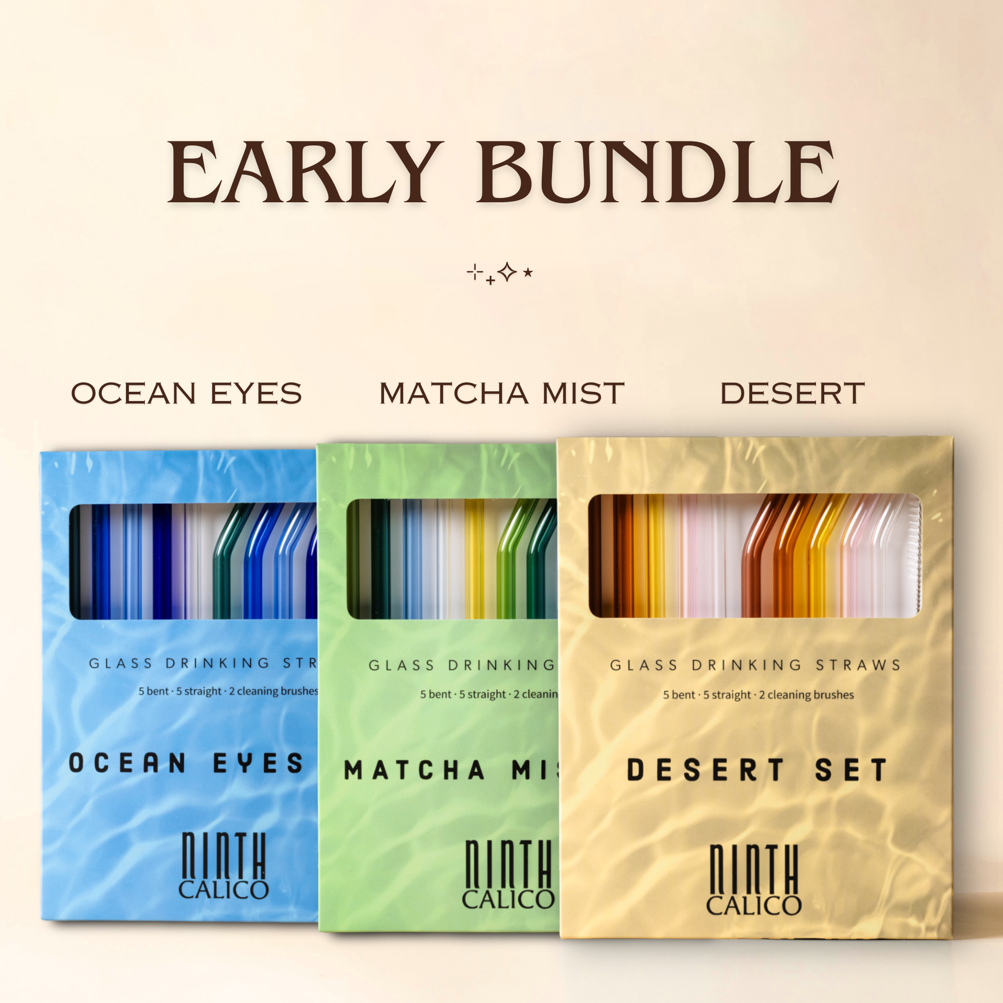 Ocean Eyes & Matcha Mist & Desert Set - Bundle