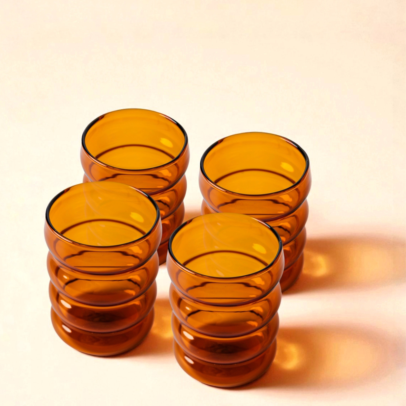 Bubble Glasses (Amber)