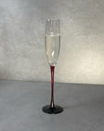 Ruby Champagne Glasses